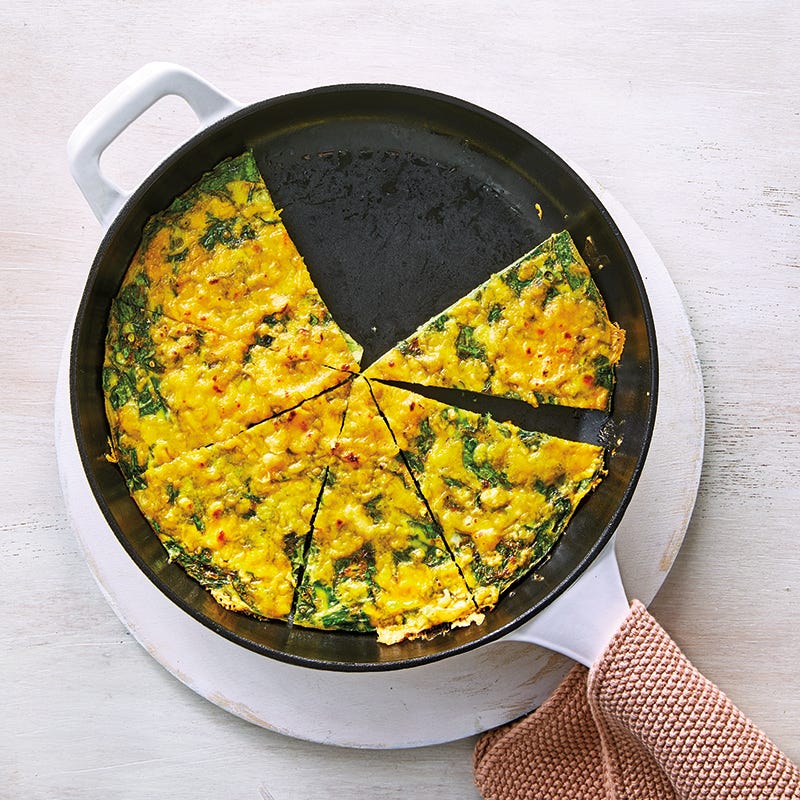 Spinach & Cheddar Frittata