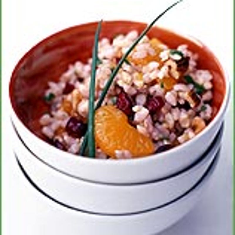Photo of Cranberry-walnut brown rice salad by WW