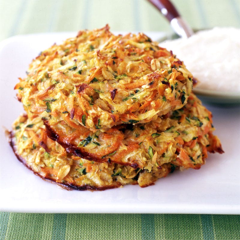 Photo of Sweet curried carrot and zucchini pancakes by WW