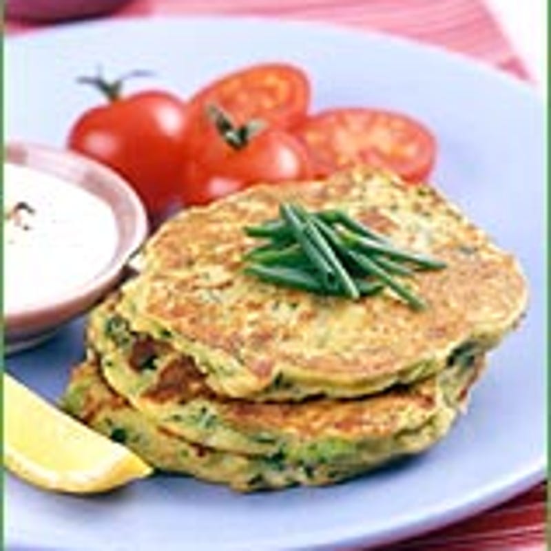 Photo of Zucchini and Soy Cheese Pancakes by WW