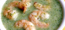 Broccoli and shrimp chowder