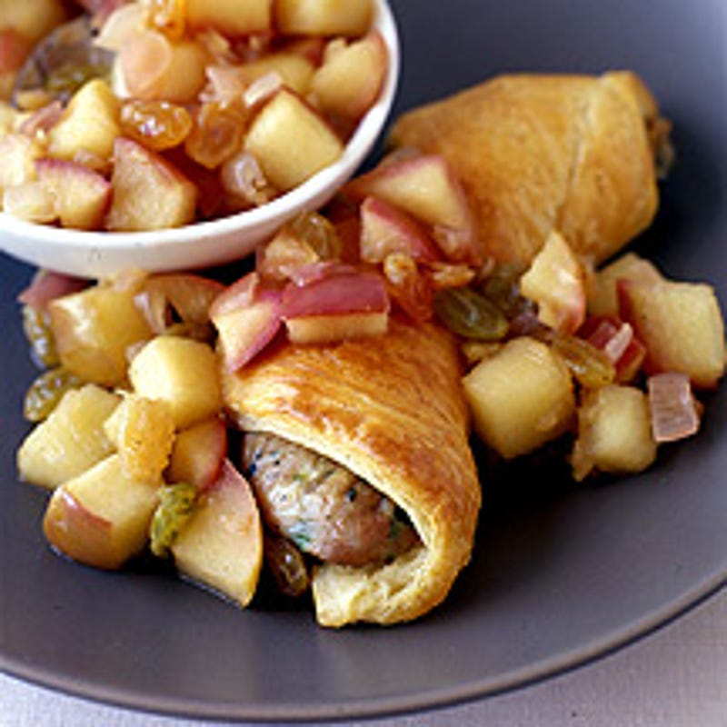 Photo of Sausage breakfast wrap with apple chutney by WW