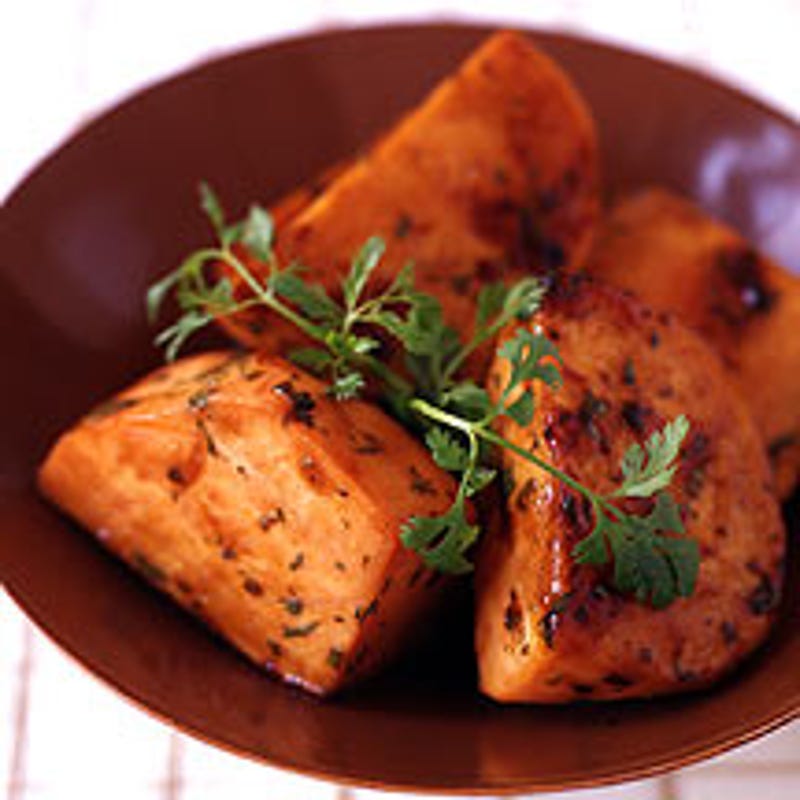 Photo of Teriyaki-Glazed Sweet Potatoes with Cilantro by WW