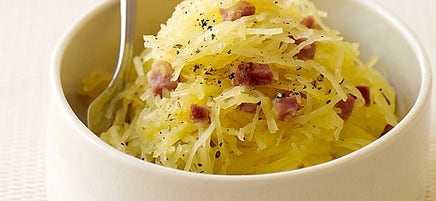 Garlicky-Kielbasa Spaghetti Squash