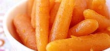 Sweet-orange roasted baby carrots