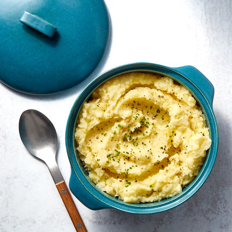 Mashed Potatoes and Cauliflower with Chives