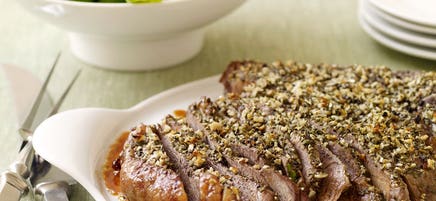 Roasted sirloin beef