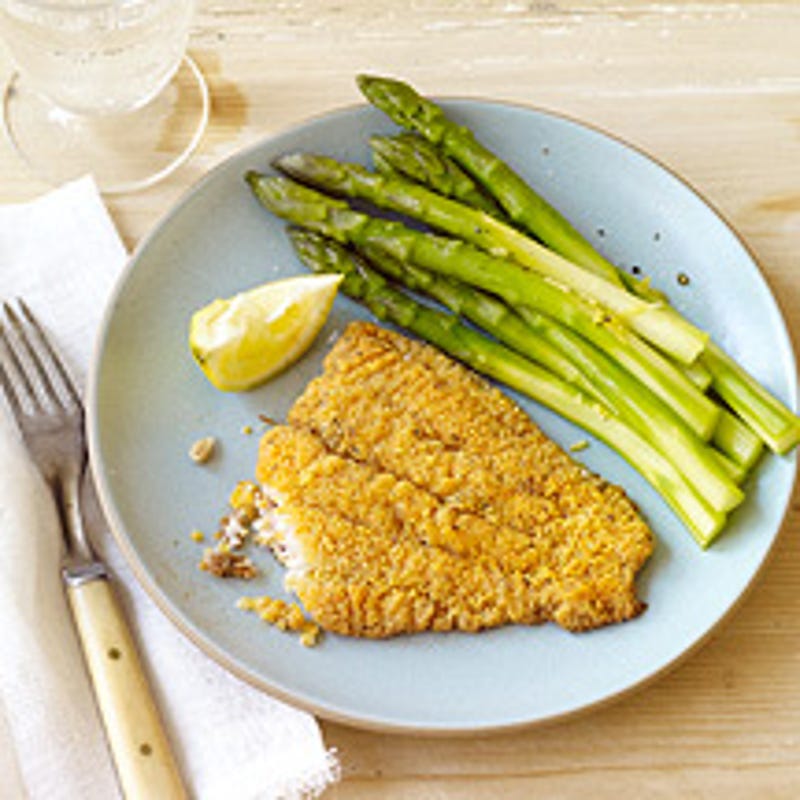 Photo of Cornmeal-battered oven-fried catfish by WW