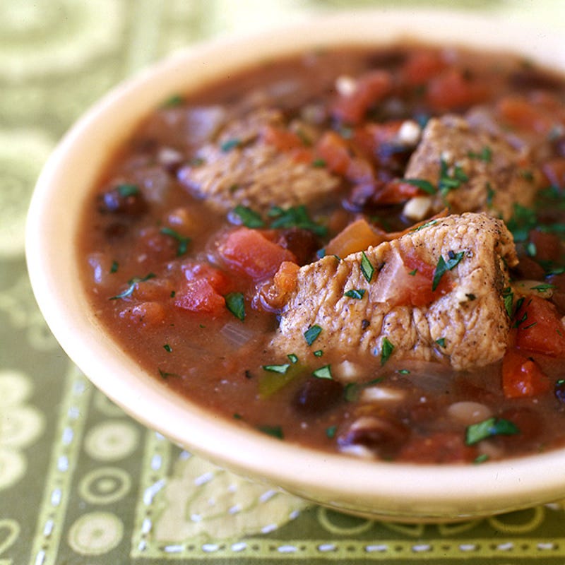 Photo of Jerk turkey slow cooker soup by WW