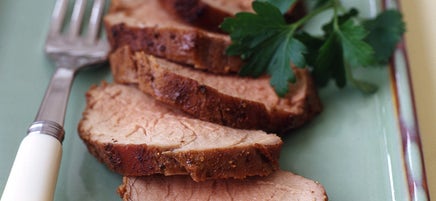 Glazed pork tenderloin