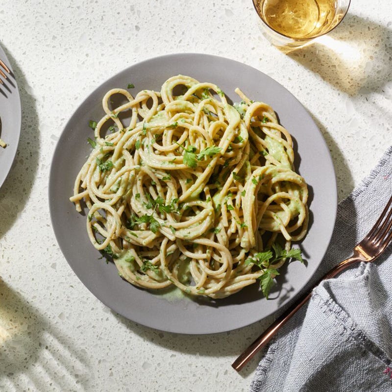 Photo of Spaghetti with creamy herb sauce by WW