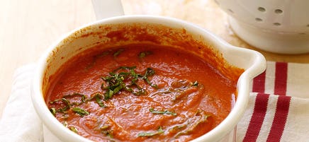 Creamy tomato sauce