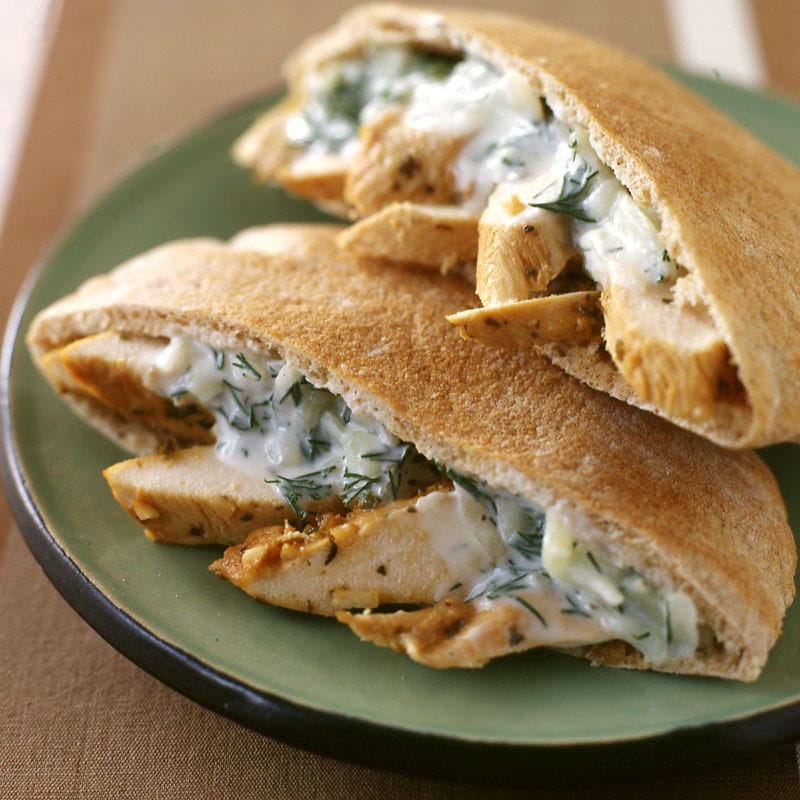 Photo of Chicken souvlaki sandwich by WW