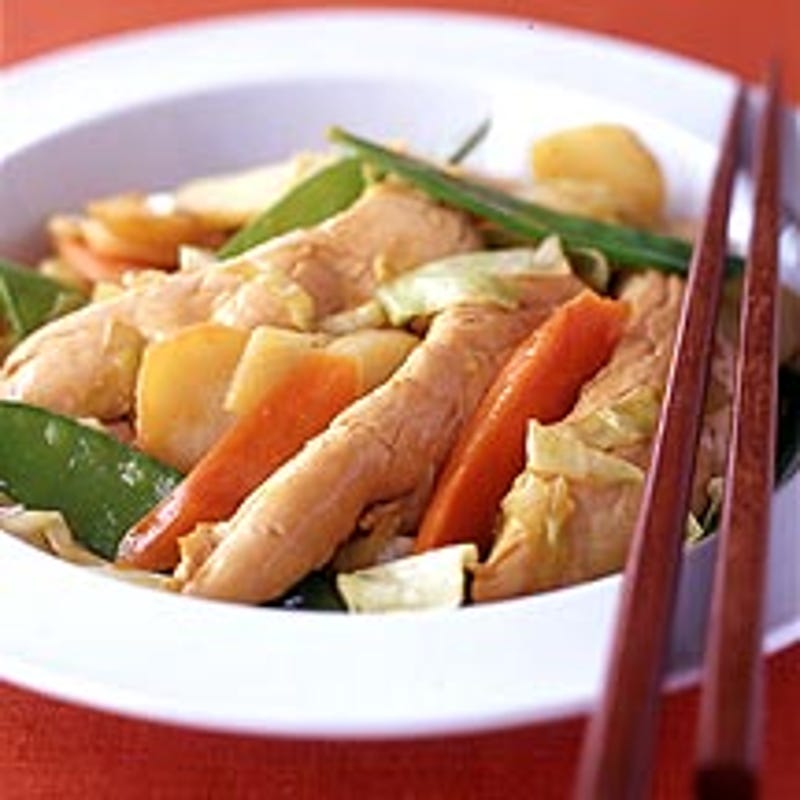 Photo of Chicken and Chinese vegetable stir-fry by WW