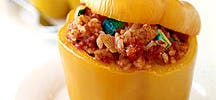 Tempeh Stuffed Peppers