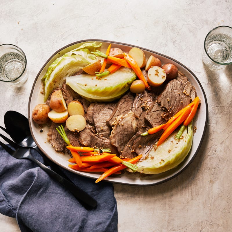Photo of Corned beef and cabbage with red potatoes by WW
