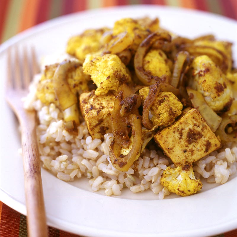 Photo of Roasted cauliflower and tofu curry by WW