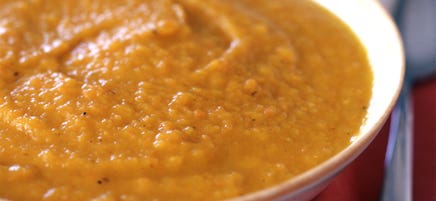 Roasted autumn vegetable soup