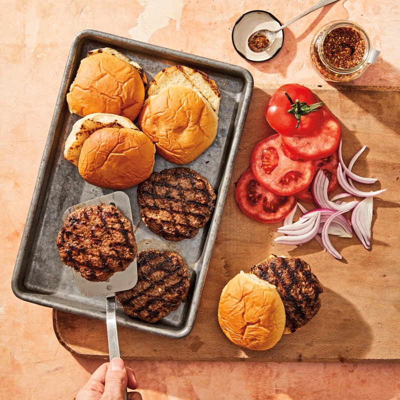 Juicy hamburgers
