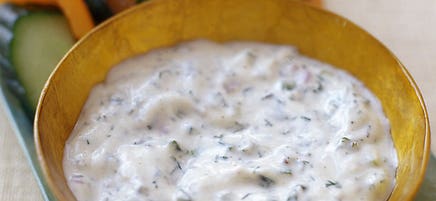 Creamy cucumber dip