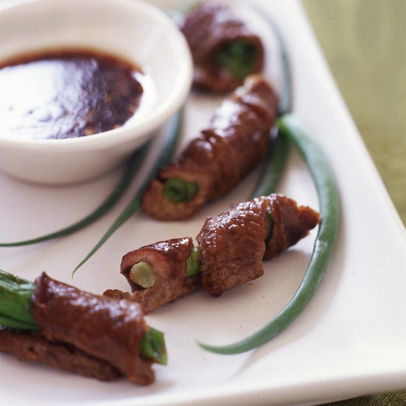 Photo of Beef Negi Maki with Honey-Ginger Soy Sauce by WW