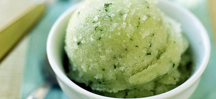 Honeydew sorbet