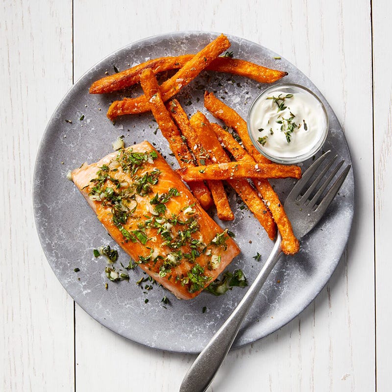 Photo of Lemon-herb roasted salmon by WW