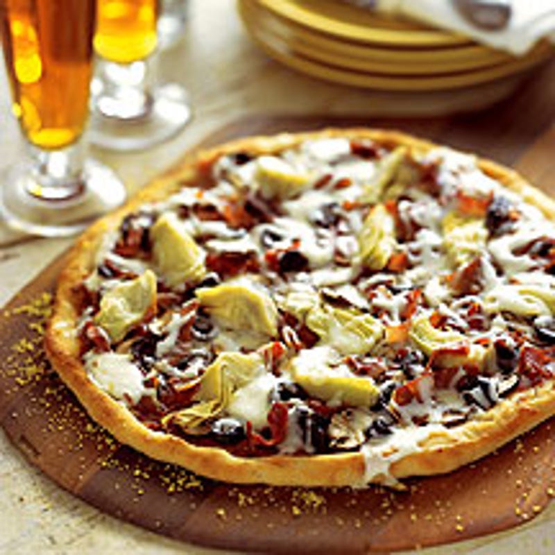 Photo of Pizza quattro stagioni (four seasons) by WW