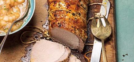 Garlic-Herb Roasted Pork Loin