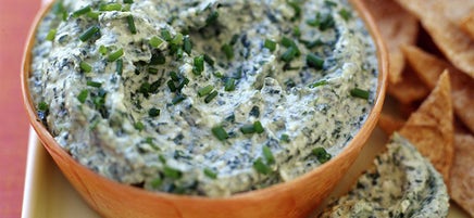 Feta and spinach dip