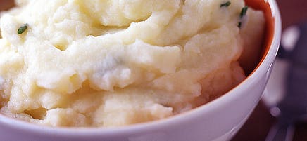 Wasabi mashed potatoes