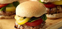 Italian turkey burgers