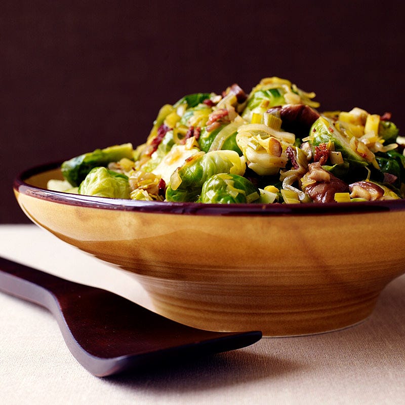 Photo of Brussels sprouts with chestnuts by WW