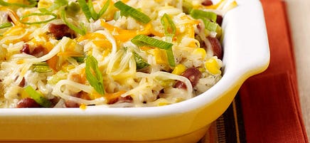 Tex-Mex Rice and Bean Casserole