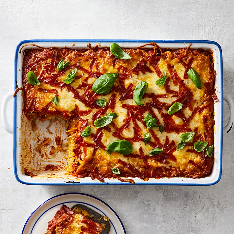 Spaghetti Pizza