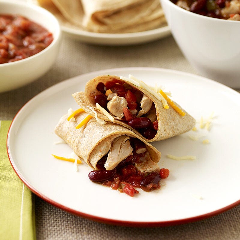 Photo of Slow cooker chicken burritos by WW