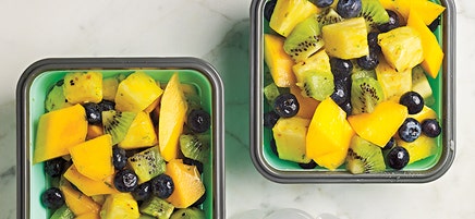 Fresh Fruit Salad with Lime-Ginger Syrup