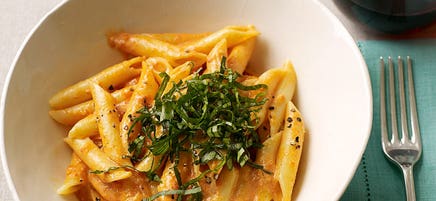 Penne with vodka sauce