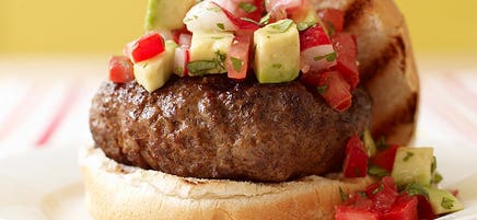Mexican chili beef burgers