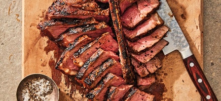 Easy BBQ T-bone steak