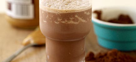 Chocolate-peanut butter shake