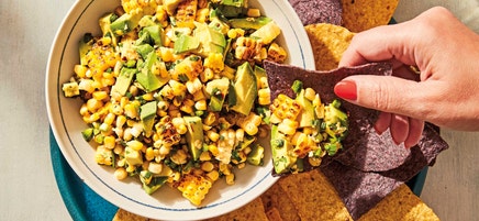 Grilled Corn & Avocado Salsa
