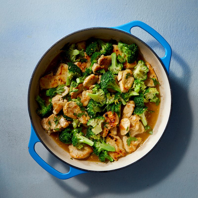 Lemon Chicken with Broccoli