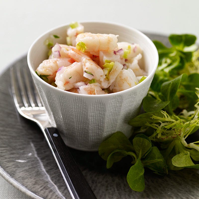 Photo of Shrimp salad with lemon dressing by WW