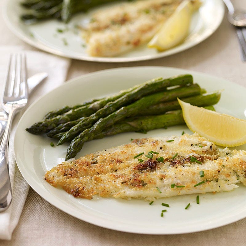 Photo of Toaster Oven-Baked Sole with Asparagus by WW