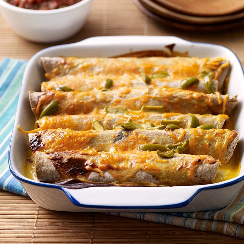 Photo of Cheesy chicken enchiladas by WW