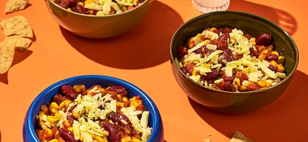 Quick vegetarian chili