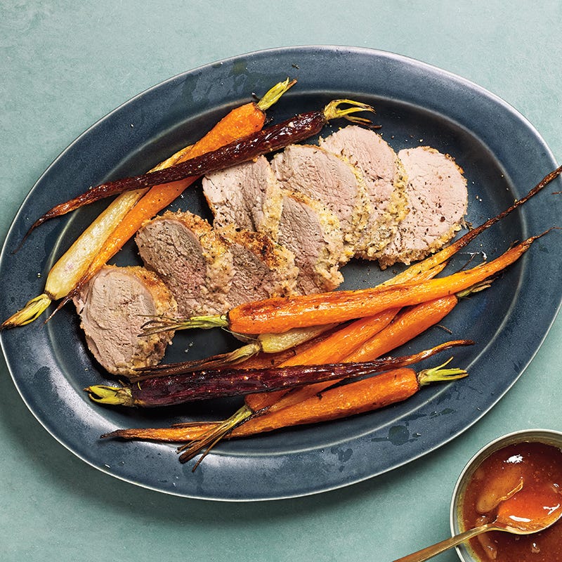 Pork Tenderloin with Plum Chutney