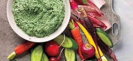 Creamy spinach parmesan dip