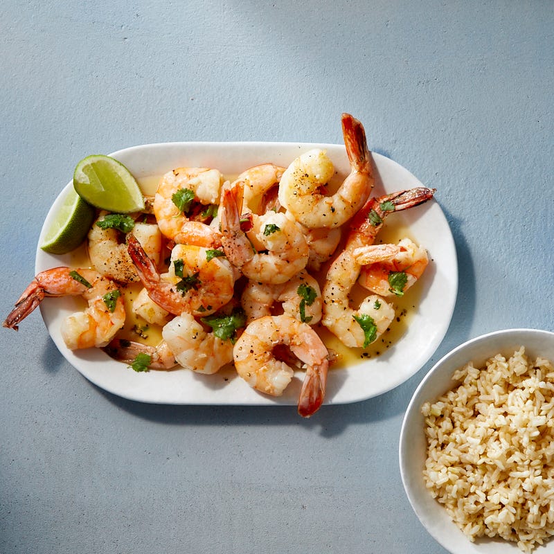 Shrimp in Lime-Butter Sauce